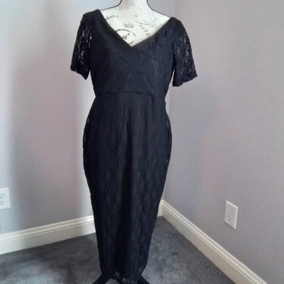 ASOS Maternity | Dresses | Asos Maternity Black Lace Dress L | Poshmark